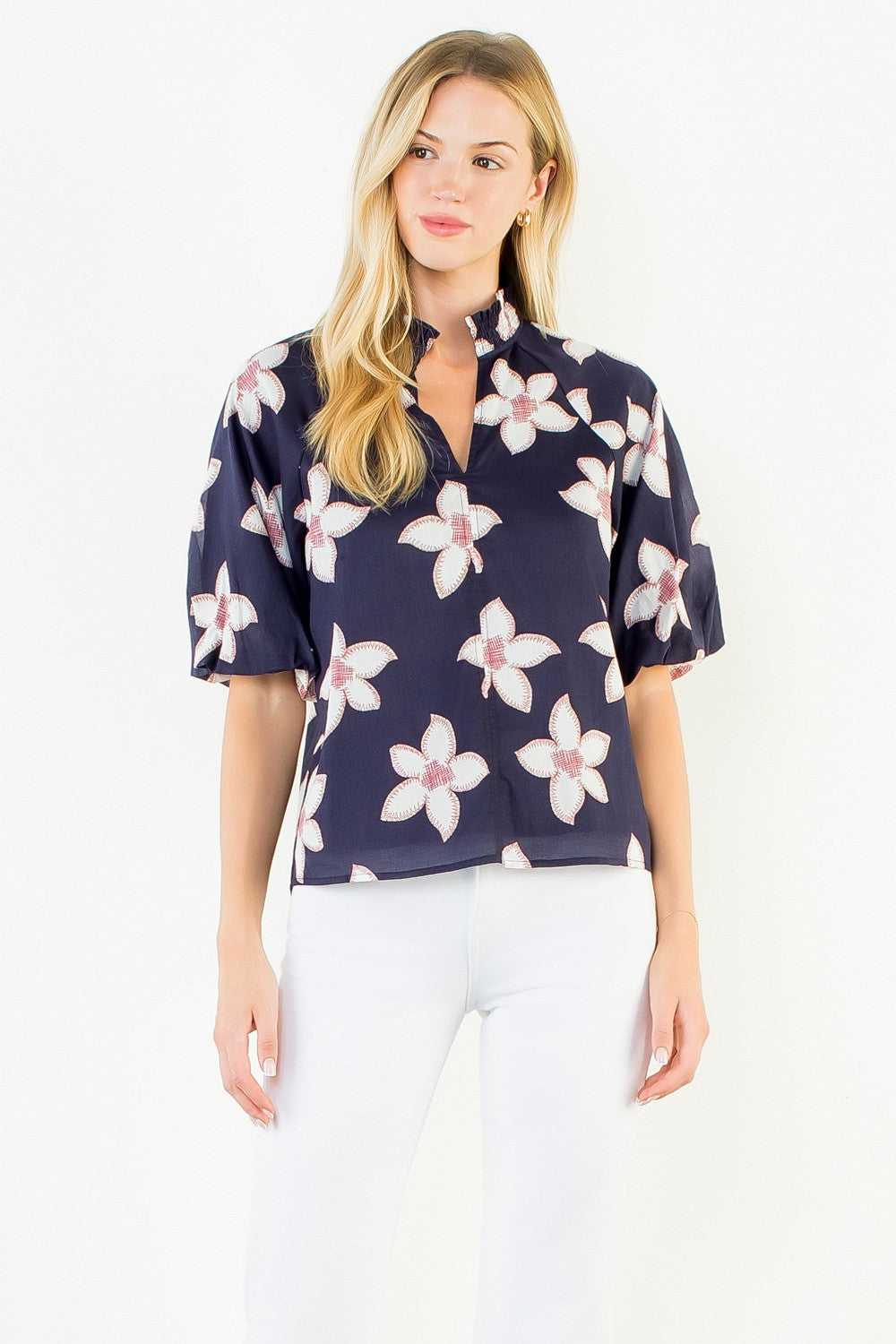 Miller Flower Puff Sleeve Top