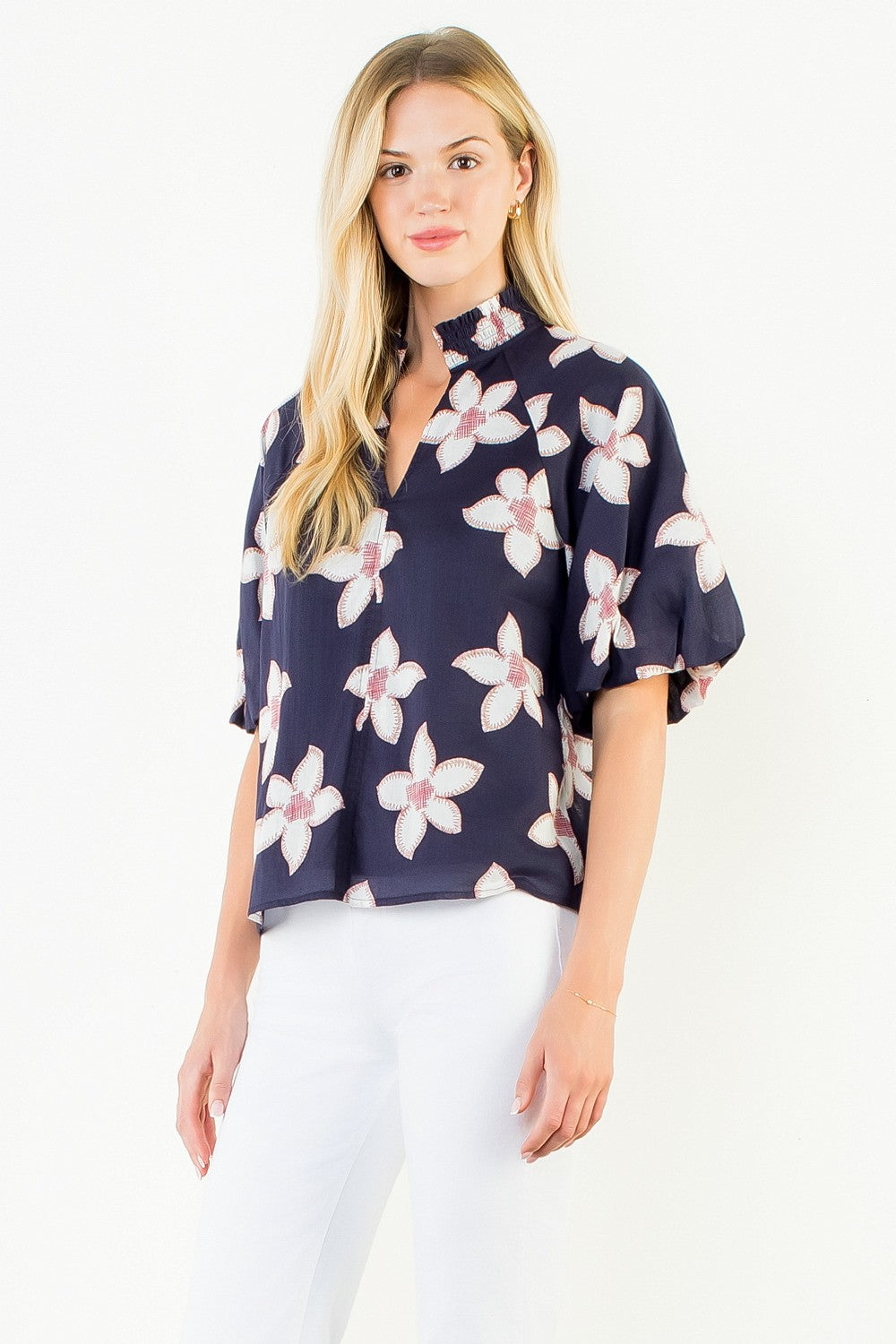 Miller Flower Puff Sleeve Top