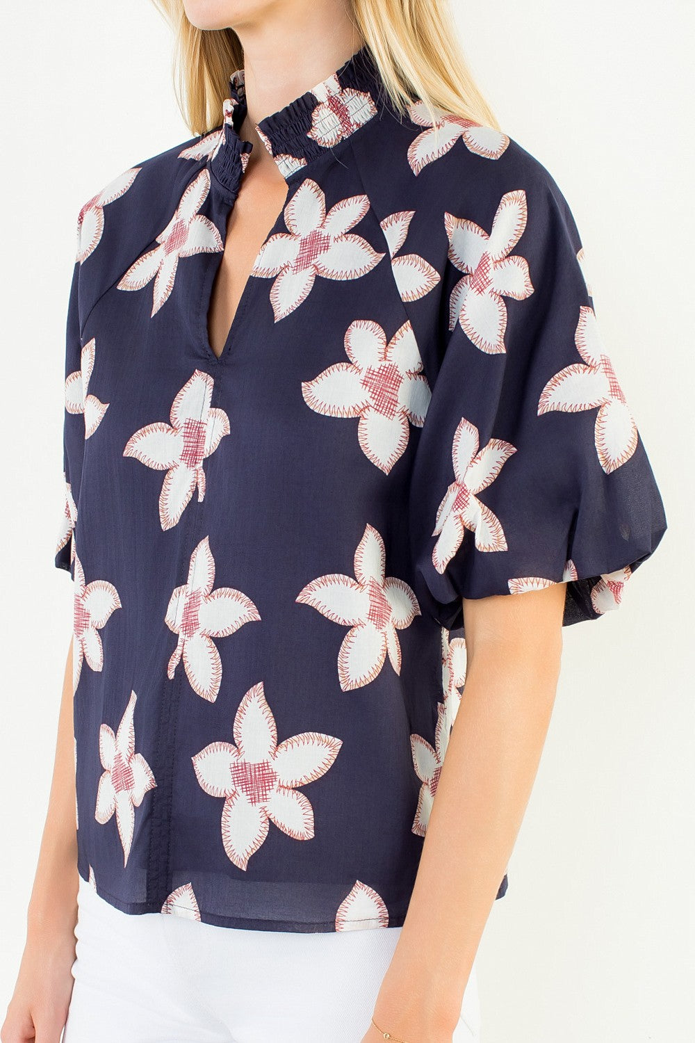 Miller Flower Puff Sleeve Top