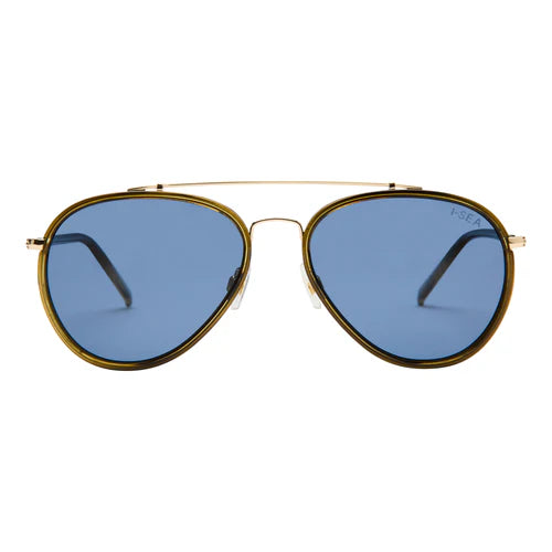 I-SEA Tatum Olive/Navy Polarized Sunglasses