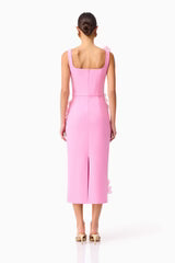 Elliat Chantelle Midi Dress in Pink