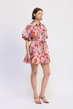 En Saison Leah Bubble Belted Mini Dress