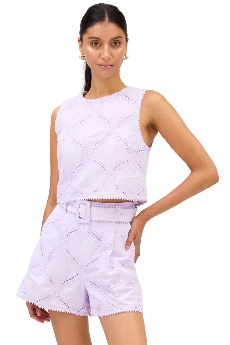 Allison Everly Tank Orchid