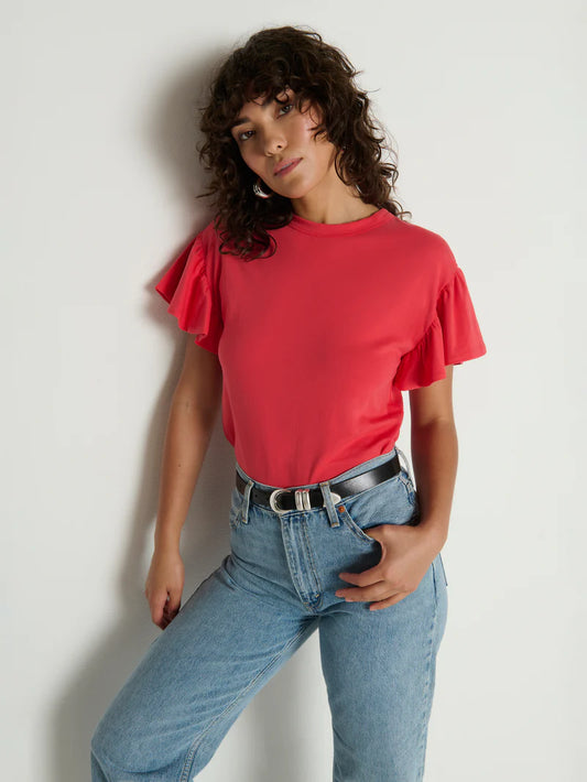 Nation Camille Flutter Sleeve Top