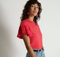 Nation Camille Flutter Sleeve Top