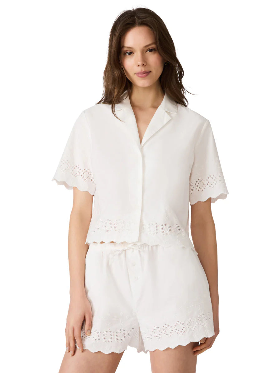 Steve Madden Sandra Embriodery Top