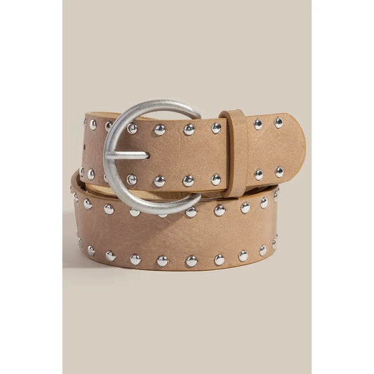 Ross metallic Studded Belt