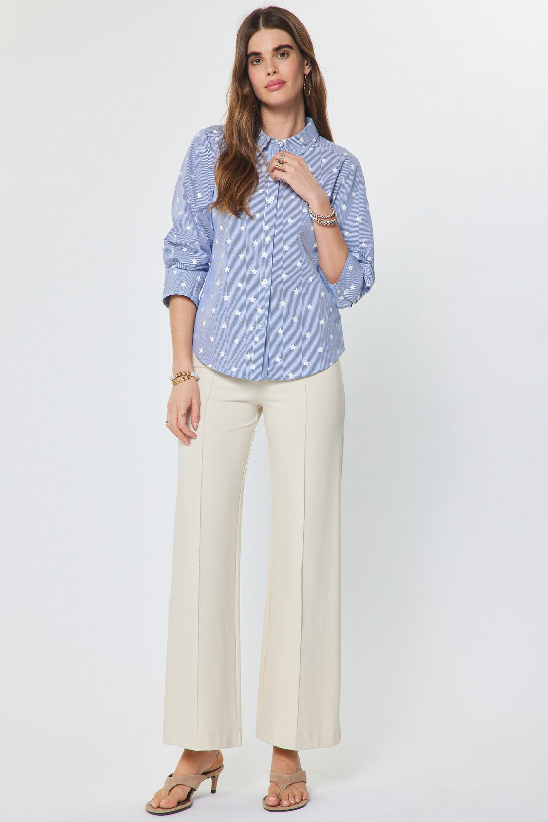 Kelsey Striped Star Blouse