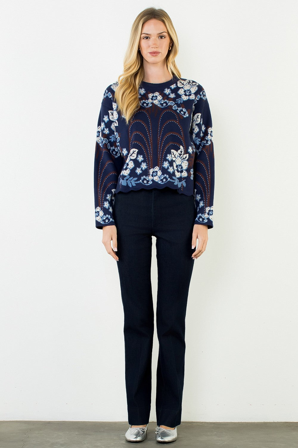 THML Royce Patterned Sweater