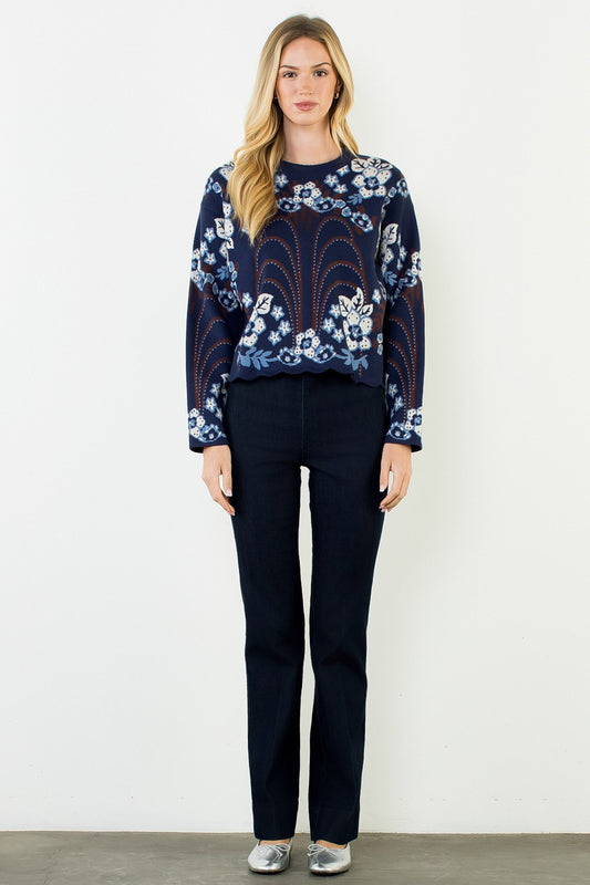 THML Royce Patterned Sweater