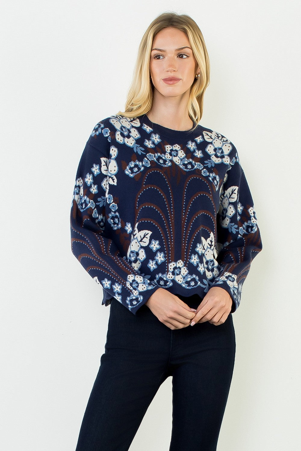 THML Royce Patterned Sweater